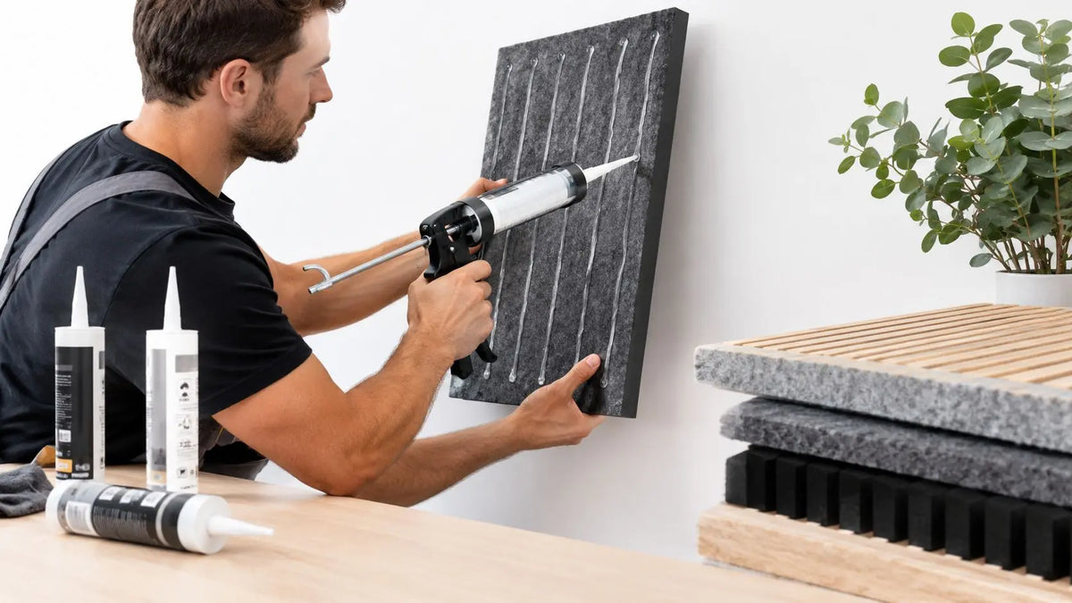 Colle pour panneau acoustique : guide pratique 2026
