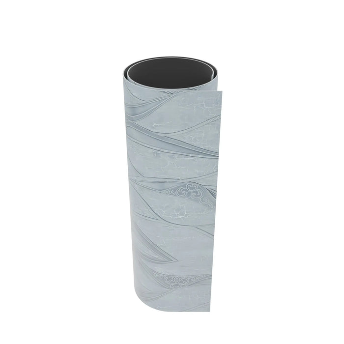 Panneau Mural - Blanc Chrome - Effet Marbre - 250x120x0.3CM