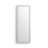 LED-Wandspiegel in voller Länge 160×59 cm – 3 Touch-Farbtemperaturen – Bronzefarbener Rahmen