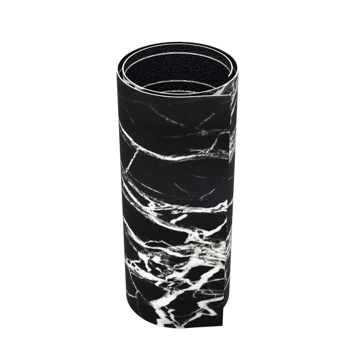 Panneau mural – Noir – Effet Marbre – 250x120x0.3CM