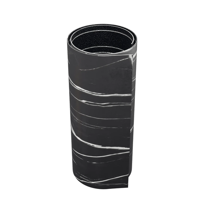 Panneau mural – Trait Noir – Effet Marbre – 250x120x0.3CM