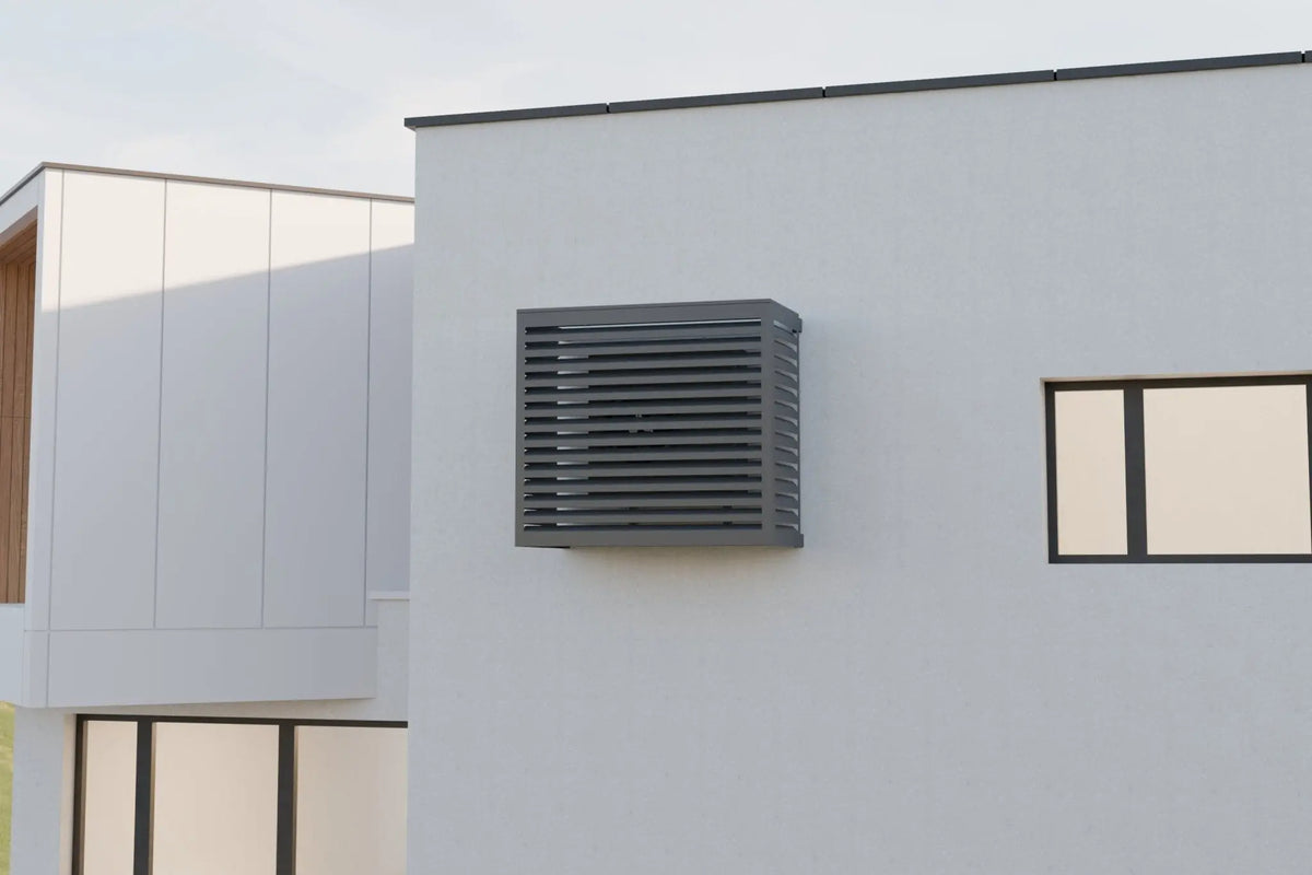Cache Clim et PAC- ALU - Noir foncé (RAL 9005) - MPDiscount