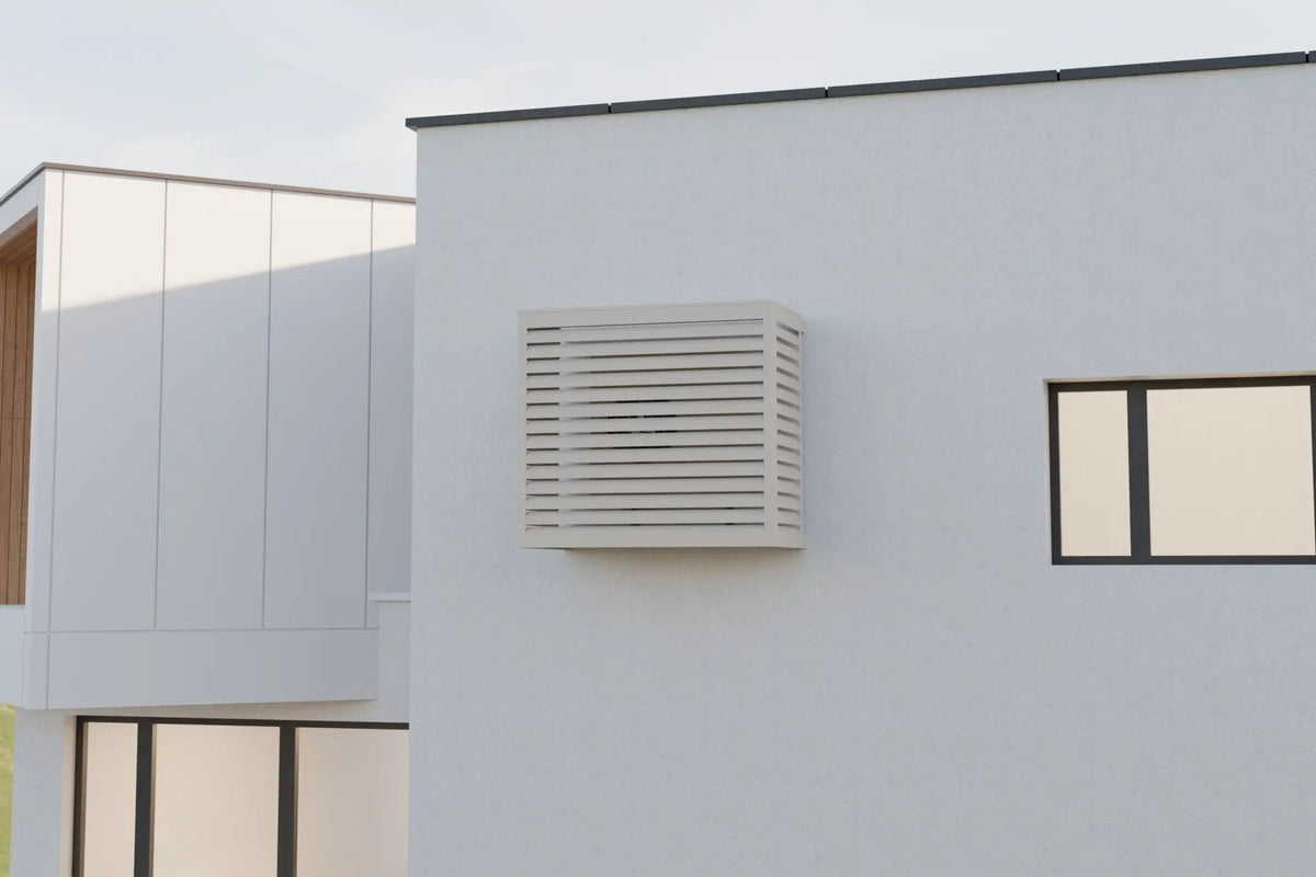 Cache Clim et PAC - ALU - Blanc crème (RAL 9001) - MPDiscount