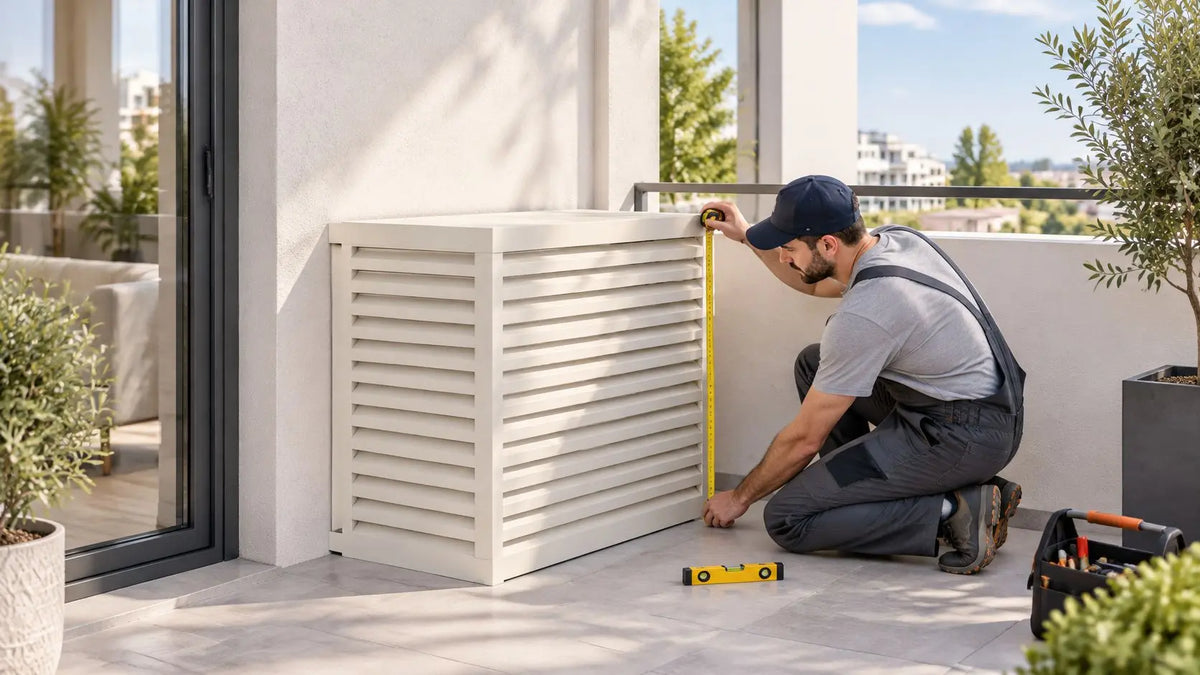 Cache climatiseur sur mesure : mesurer, choisir et poser