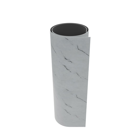 Panneau Mural - Blanc Gris - Effet Marbre - 250x120x0.3CM