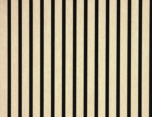 Panneaux Acoustiques Chêne Clair – 240x60 – 11 mm – Lot de 4