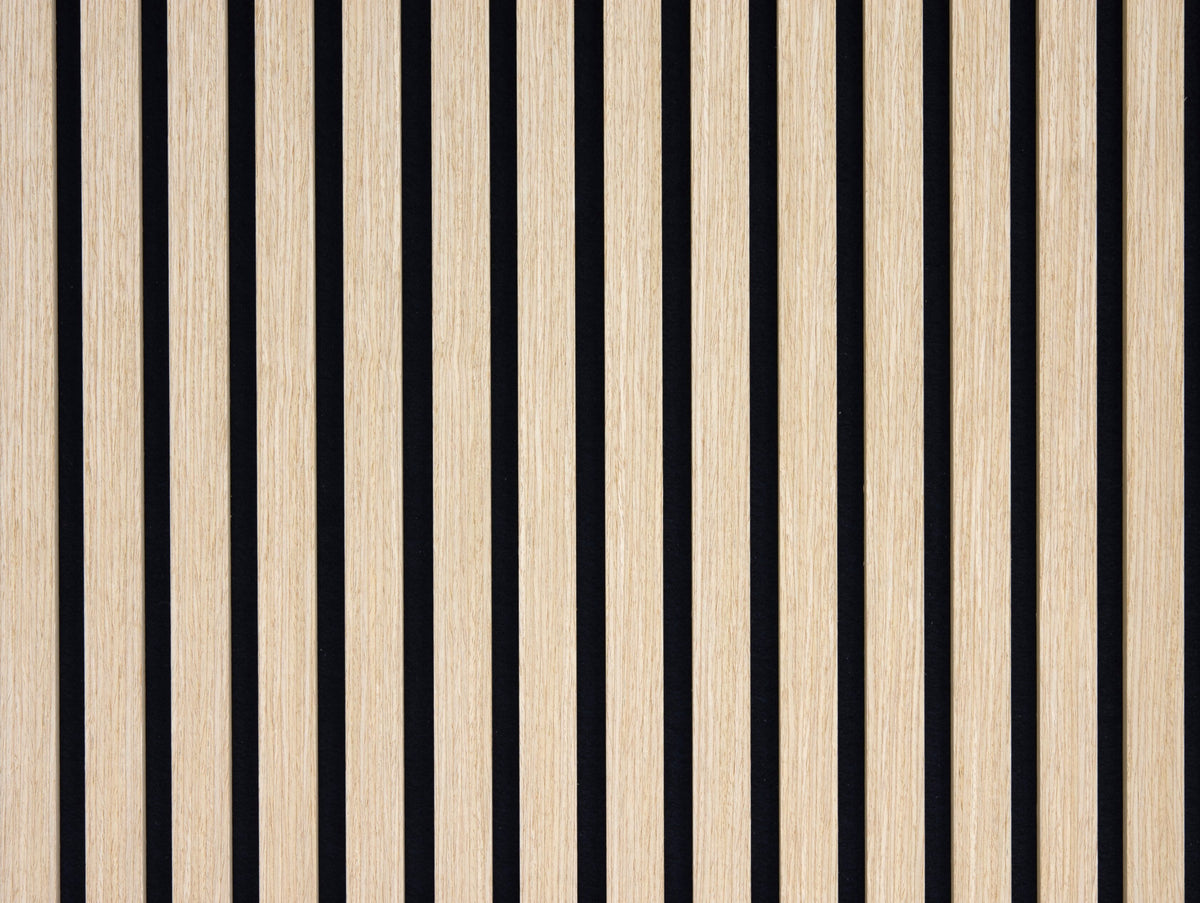Panneaux Acoustiques Chêne Clair – 240x60 – 21 mm - Lot de 2