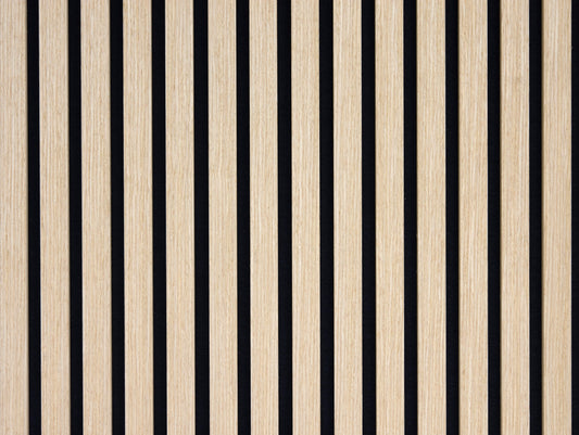 Panneaux Acoustiques Chêne Clair – 240x60 – 21 mm - Lot de 2