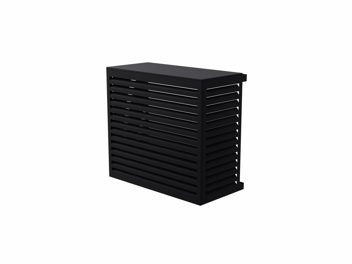 Cache Clim et PAC- ALU - Noir foncé (RAL 9005)