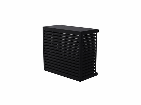 Cache Clim et PAC- ALU - Noir foncé (RAL 9005)