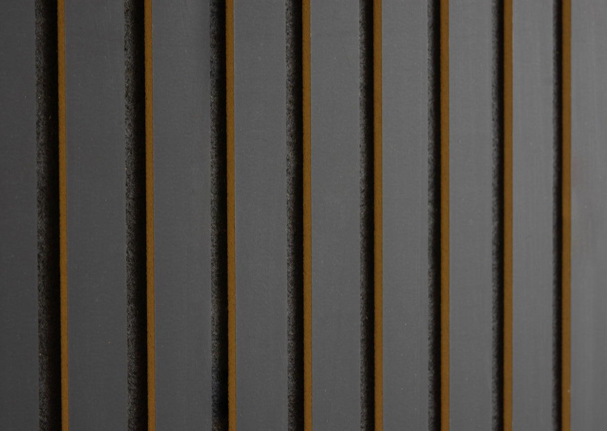 Panneaux Acoustiques Noir Mat – 240x60 – 11 mm – Lot de 4