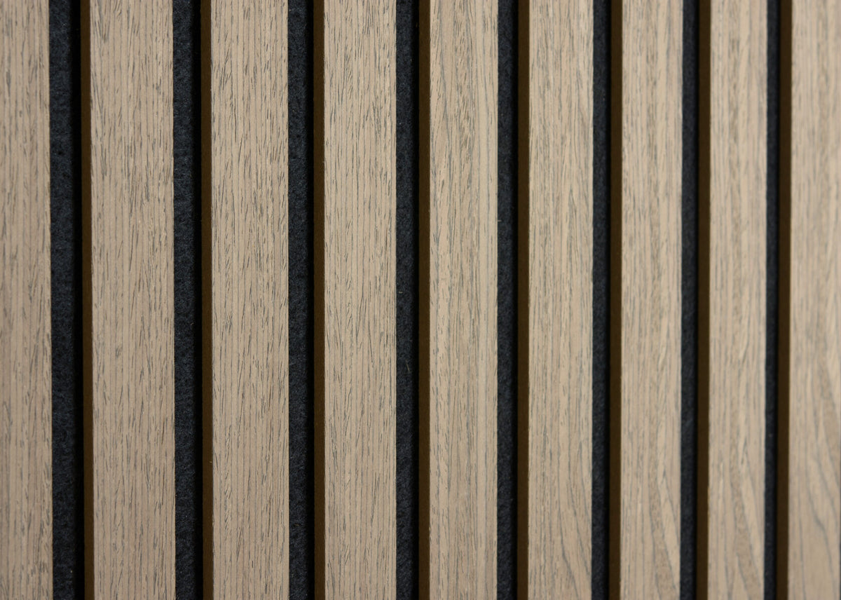 Panneaux Acoustiques Noyer – 240×60 – 11 mm – Lot de 4