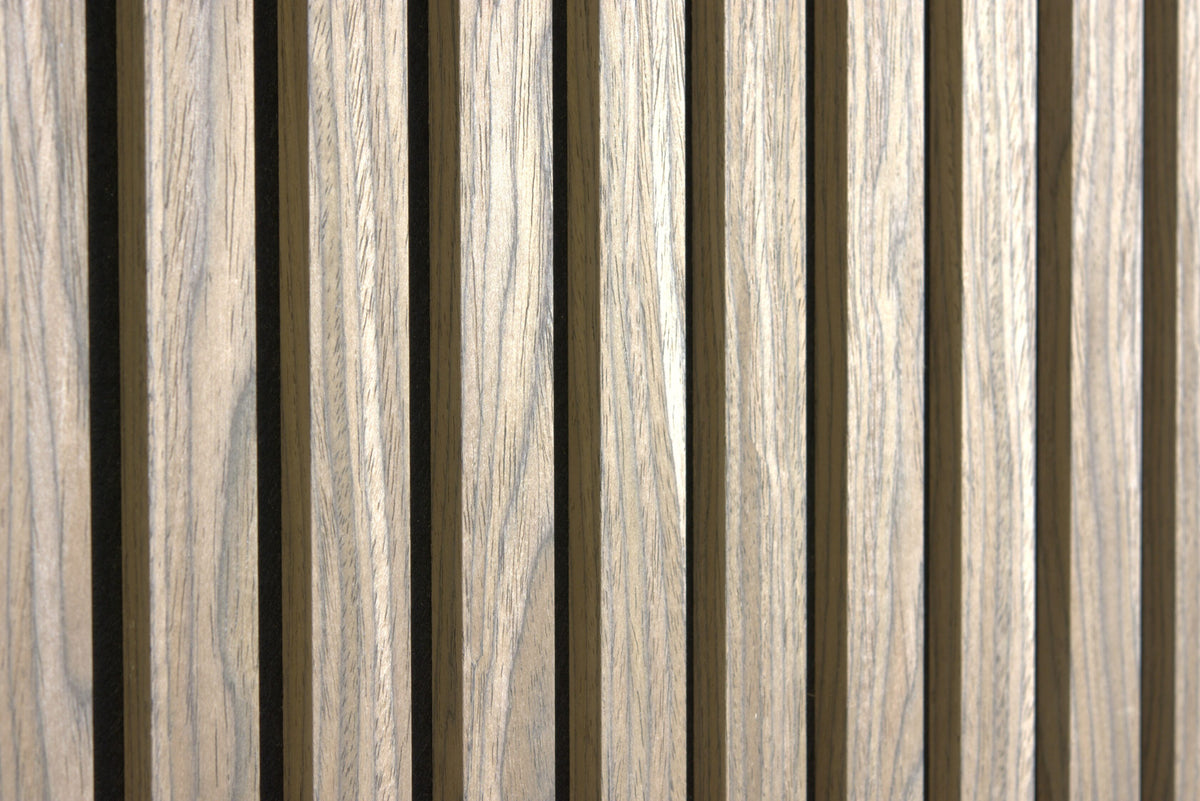 Panneaux Acoustiques Noyer – 240x60 – 21 mm - Lot de 2