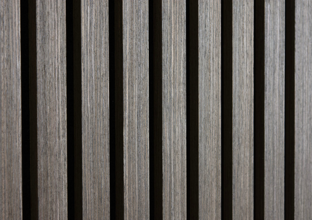 Panneaux Acoustiques Noyer Foncé – 240x60 – 21 mm - Lot de 2