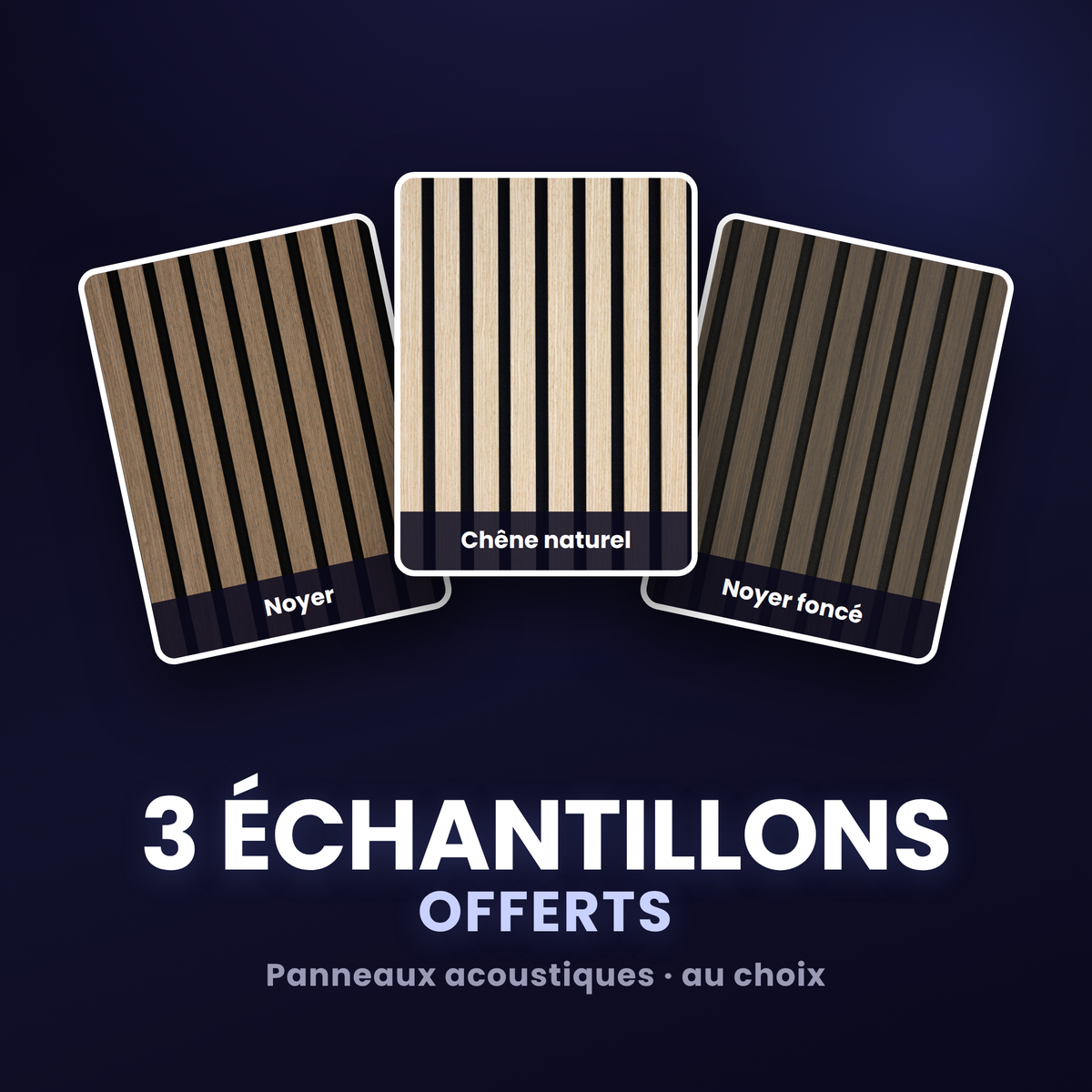 Pack 3 échantillons acoustique — Cadeau Kadow