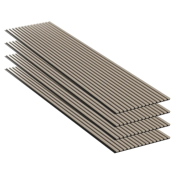 Panneaux Acoustiques Noyer – 240×60 – 11 mm – Lot de 4
