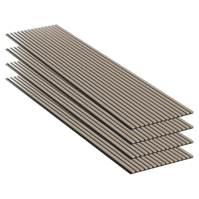 Panneaux Acoustiques Noyer – 240×60 – 11 mm – Lot de 4