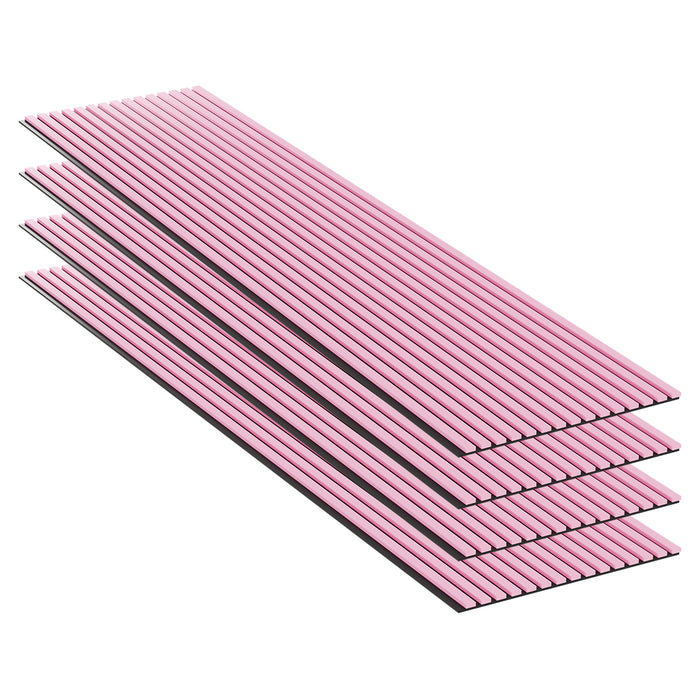 Panneaux Acoustiques Rose - 240x60 - 11mm - lot de 4